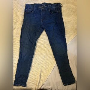 Aeropostale blue skinny jeans low rise